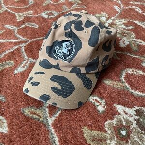 Women's '47 Florida State Seminoles Rosette Leopard Clean Up Adjustable Hat